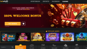 BetWhale casino games - Full library overview
