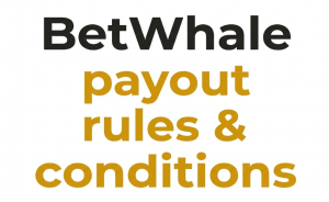 BetWhale payout rules & conditions